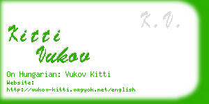 kitti vukov business card